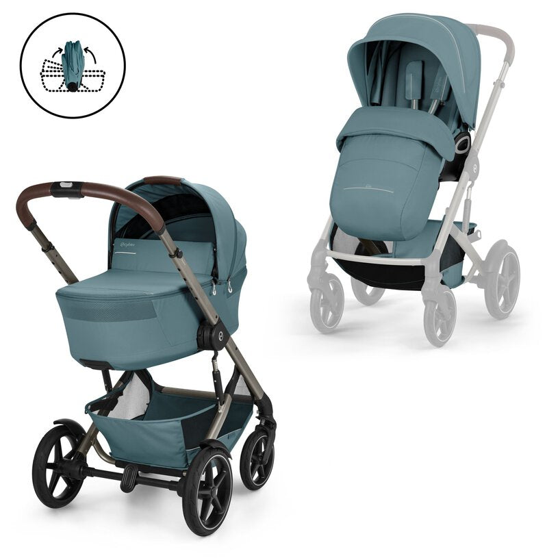 Talos S Lux met opvouwbare reiswieg